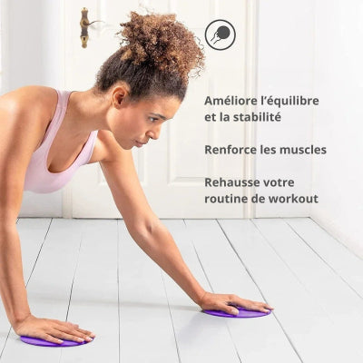 Disque de glisse mauve