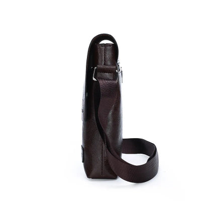 Sacoche homme cuir vu de côté
