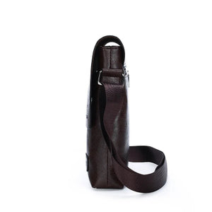 Sacoche homme cuir vu de côté